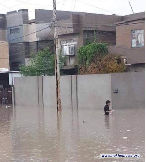 وفاة اربعة اشخاص بينهم طفلة جراء السيول في الموصل