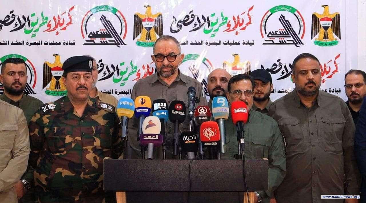 الحشد الشعبي في البصرة يعلن المباشرة بخطة تأمين زيارة الأربعين