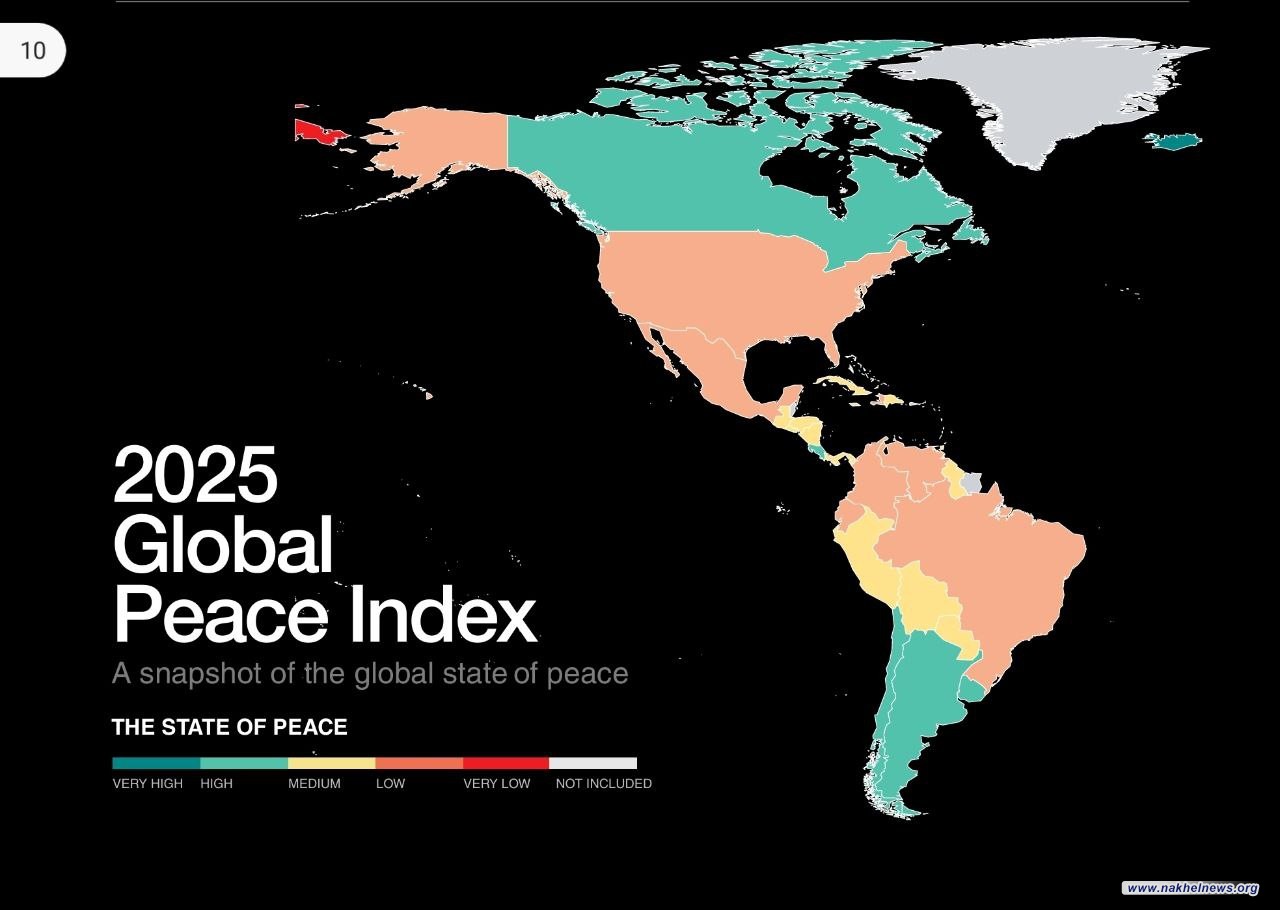 العراق يتقدّم في مؤشر السلام العالمي 2025
