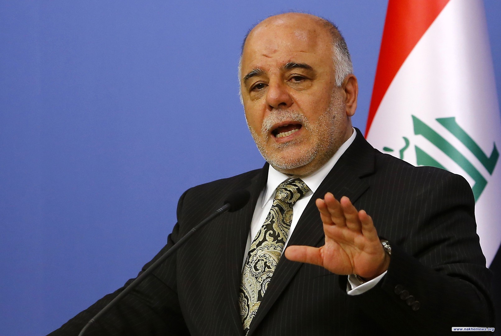 رئيس الوزراء حيدر  العبادي يعلن قرب انتهاء معركة الموصل