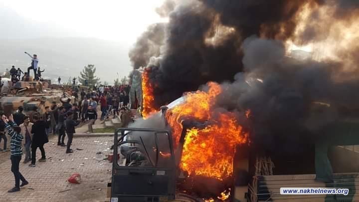 ارتفاع حصيلة المصابين بأحداث اقتحام القاعدة التركية في دهوك