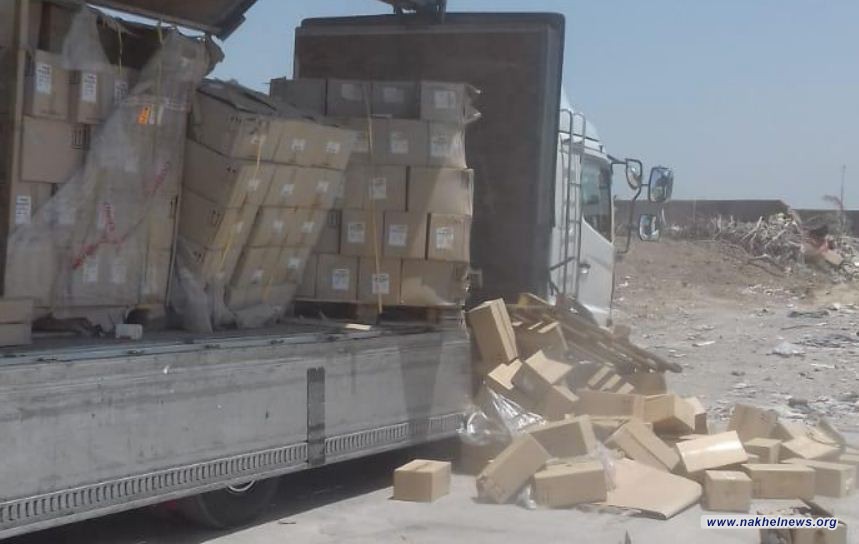 المنافذ الحدودية: اتلاف كمية من كبيرة من الأدوية في مطار بغداد