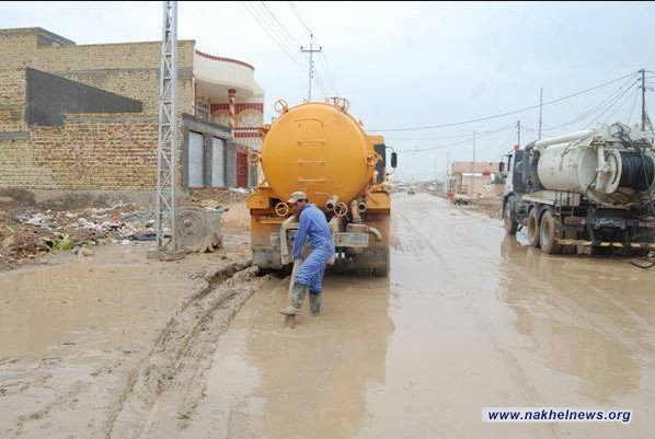 ذي قار تُشكل 21 لجنة طوارئ لتجاوز آثار موجة الامطار في المحافظة