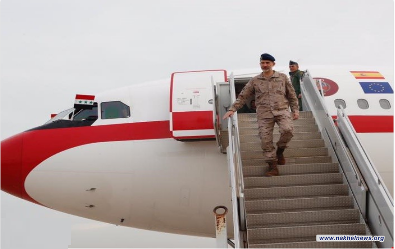 السفارة الاسبانية تعتذر لرفع علم عراقي قديم خلال زيارة ملكها لبغداد