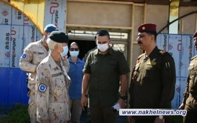لمفتش العسكري العام يناقش مع مسؤول حلف الناتو في العراق تبادل الخبرات بخصوص مهمته التدريبية