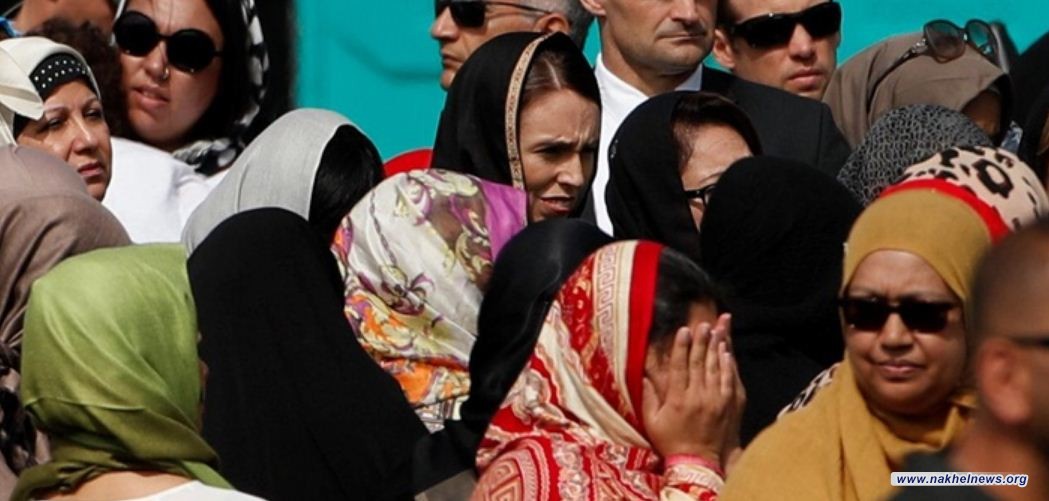 بث صلاة الجمعة وإرتداء الحجاب بحضور رئيسة وزراء نيوزلاندا تضامنا مع ضحايا مسجد كريست